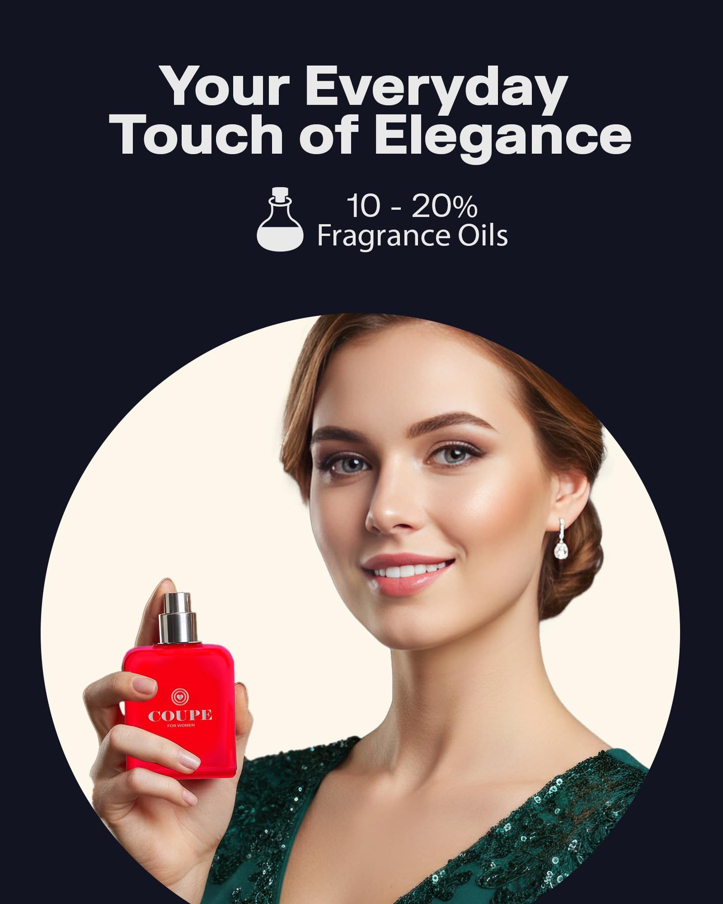 PB ParfumsBelcam Coupe For Women Eau de Parfum Spray - Fruity Floral Perfume with Wild Strawberry, Pink Pepper & Cedarwood - Elegant Women’s Fragrance for Date Night & Everyday Wear, 2.5 Fl Oz