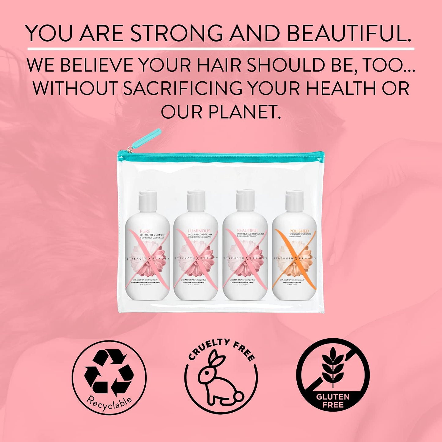 Strength x Beauty 4 pc. Smoothing Kit | Normal to Medium Hair
