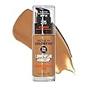 Revlon Liquid Foundation, ColorStay Face Makeup for Combination & Oily Skin, SPF 15, Medium-Full Coverage with Matte Finish, 375 Toffee, 1 fl oz