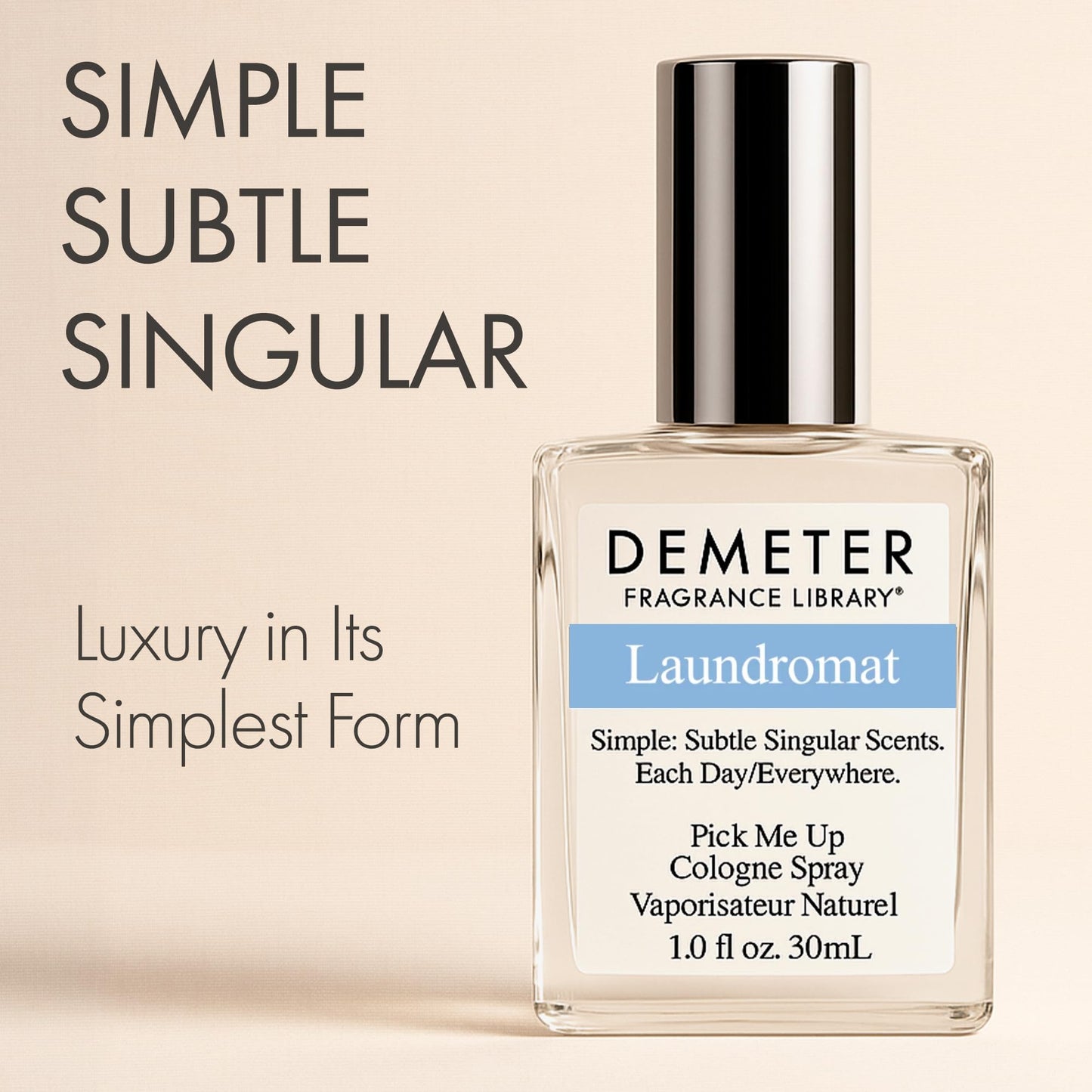 DEMETER Natural Perfume Spray Cologne for Women, Laundromat, 1 oz