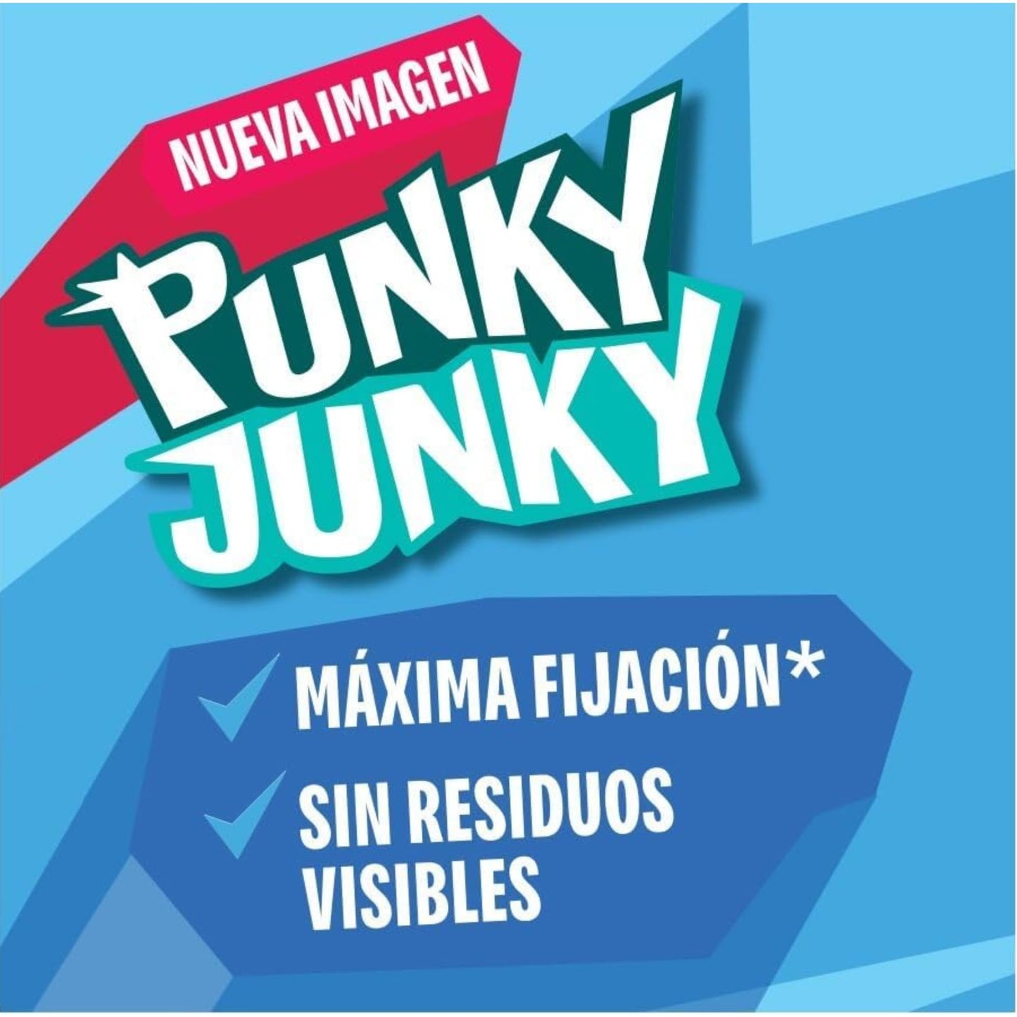 Punky Junky Maximum Hold Hair Gel White 17.63 Oz White Wax, Gel para Cabello de Hombre