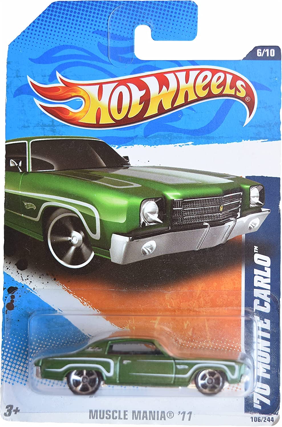 Hot Wheels 2011, '70 Monte Carlo 106/244. Muscle Mania. 1:64 Scale.