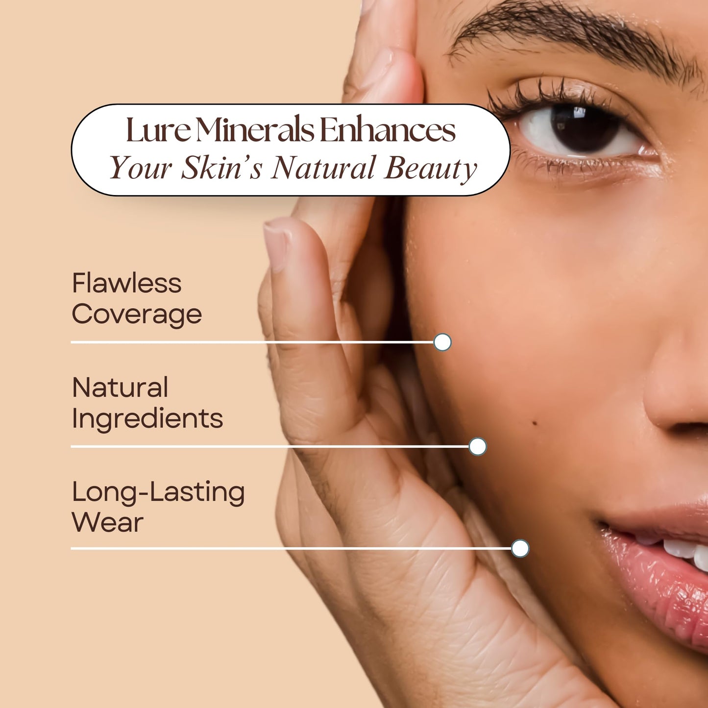 ASC Lure Mineral Foundation Loose Powder 8g Sifter Jar- free of Harmful Ingredients (Compare to Bare Minerals (Matte- Medium Beige 8 g)