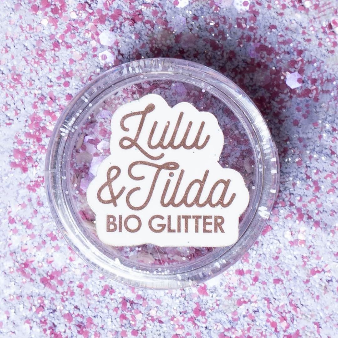 Biodegradable Glitter, 8 Colors, Vegan, for Hair and Body, Safe for Children (Just Dance)