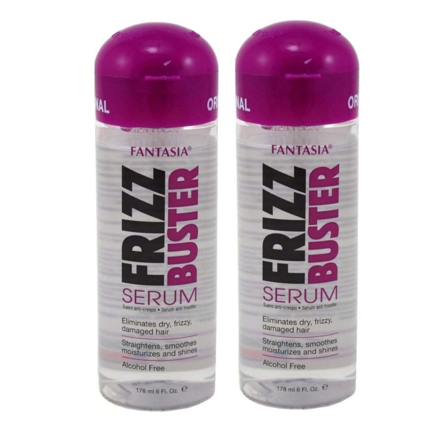 Fantasia Serum Frizz Buster 6 Ounce (177ml) (2 Pack)
