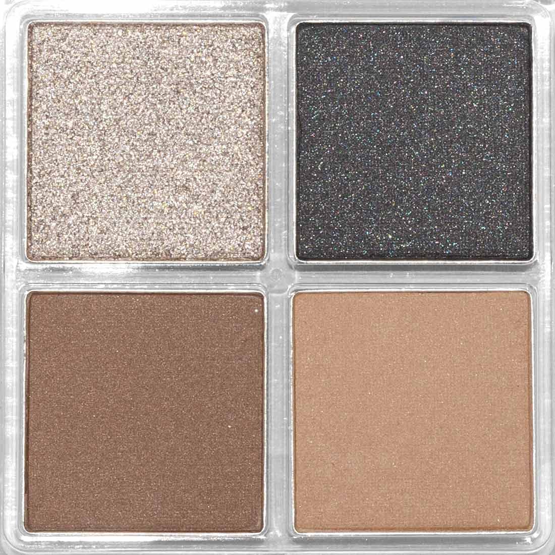 Palladio Eyeshadow Quads, Velvety Pigmented Blendable Matte, Metallic & Shimmer Finishes, Creamy Formula, Four Way Quad Eye Shadow Palette, Talc-Free