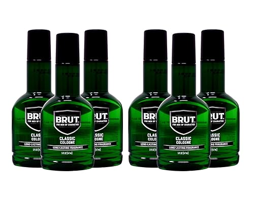Brut Classic Scent Cologne 5 Ounce (145ml) (6 Pack)