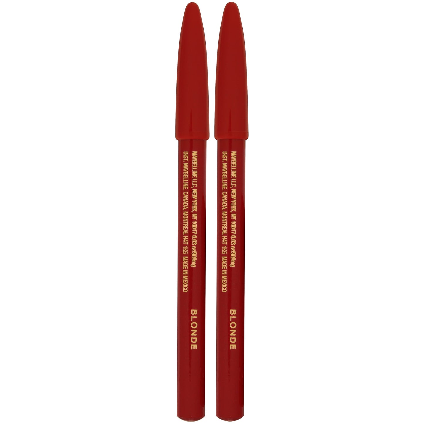Maybelline New York Expert Wear Twin Brow and Eye Pencils, 107 Blonde, 0.03 Ounce (Pack of 6)
