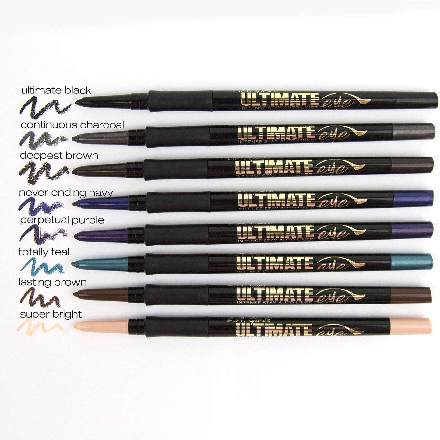 L.A. Girl Ultimate Intense Stay Auto Eyeliner, Never-ending Navy GP324