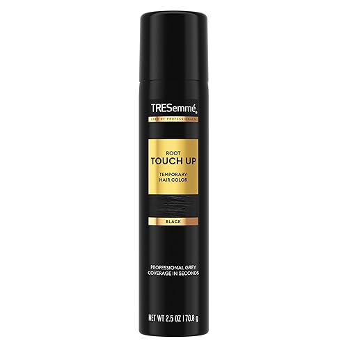TRESemmé Root Touch-Up Temporary Black Hair Hair Color Touch-Up Spray, Ammonia-free, Peroxide-free Root Cover-Up Spray 2.5 oz
