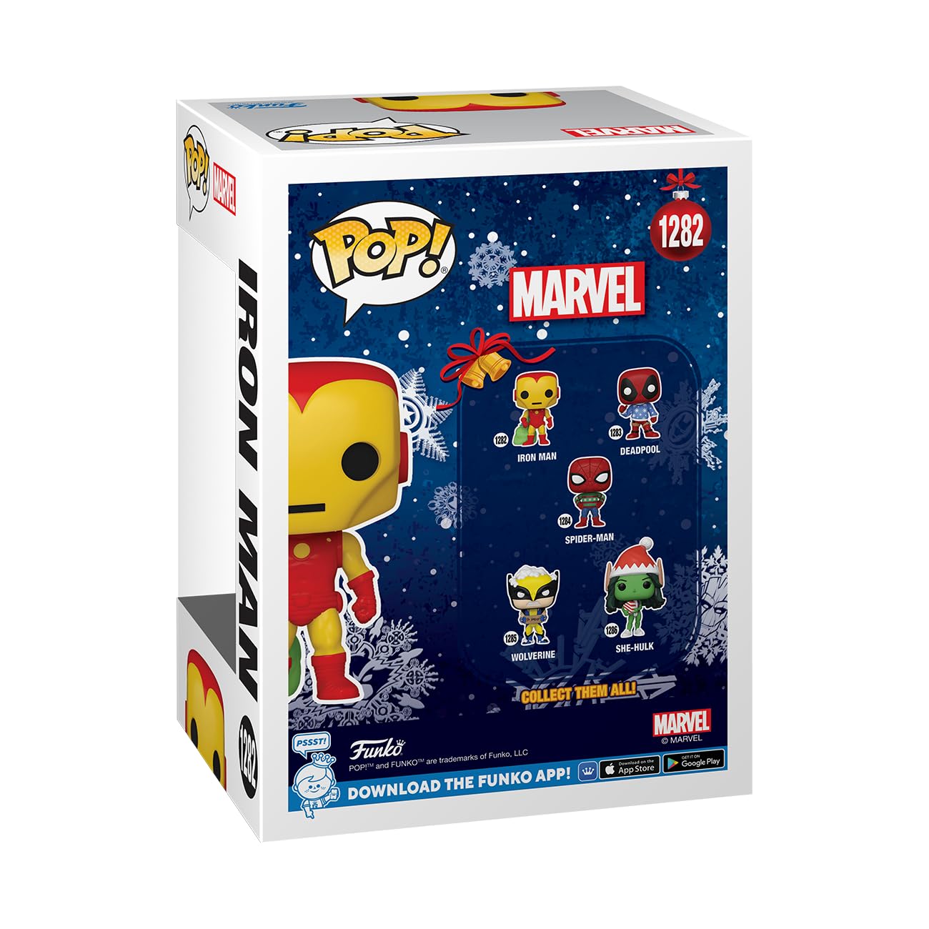 Funko POP! Marvel: Holiday - Iron Man with Bag - Marvel Comics - Collectable Vinyl Figure - Gift Idea - Official Merchandise - for Kids & Adults…
