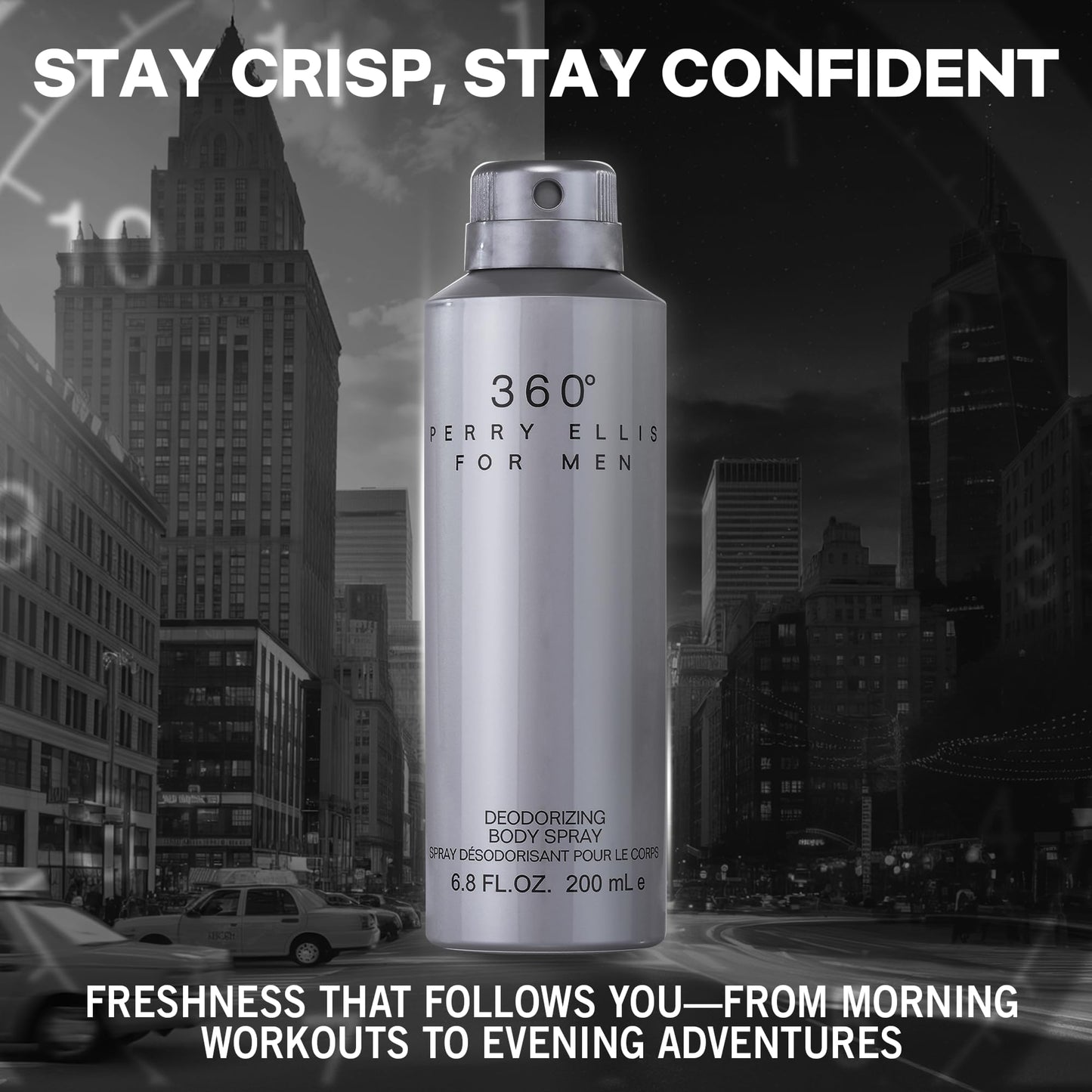 Perry Ellis 360 for Men, 6.8 fl oz Body Spray