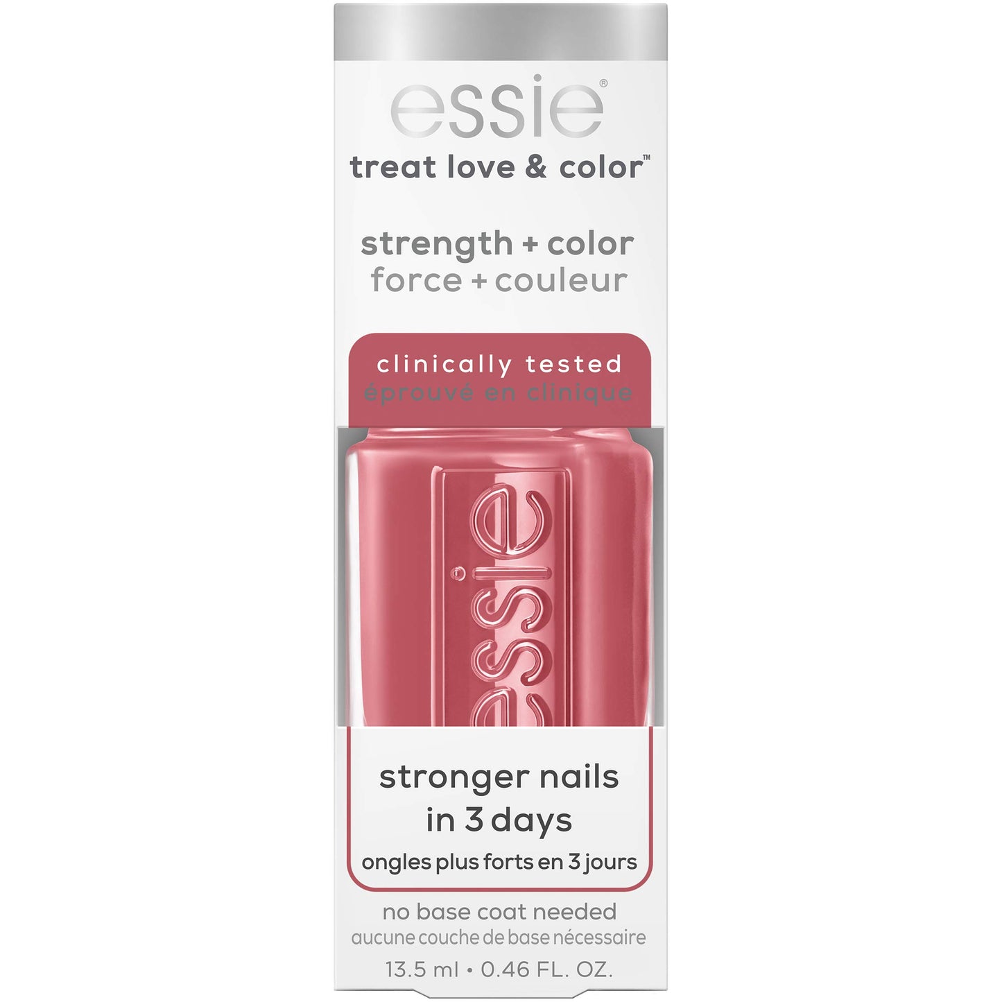 essie Treat, Love and Color, Strength and Color Nail Care Polish, Berry Blast, Sheer Berry, 0.46 Ounce