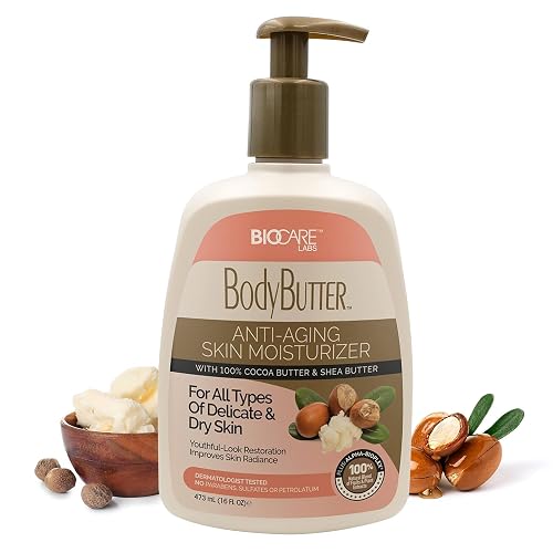 Biocare Body Butter - Infused with Cocoa Butter & Shea Butter plus Alpha-Bioplex for Youthful-Looking, Radiant Complexion, Hydrated, Smoother, Firmer