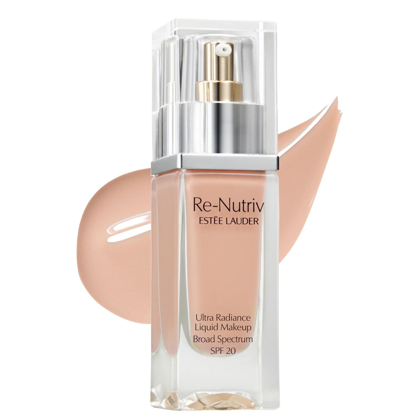 Estée Lauder Re-Nutriv Ultra Radiance Liquid Foundation SPF 20 | Luxurious, Hydrating, Long-Wearing, 1 Fl Oz, 3C2 Pebble
