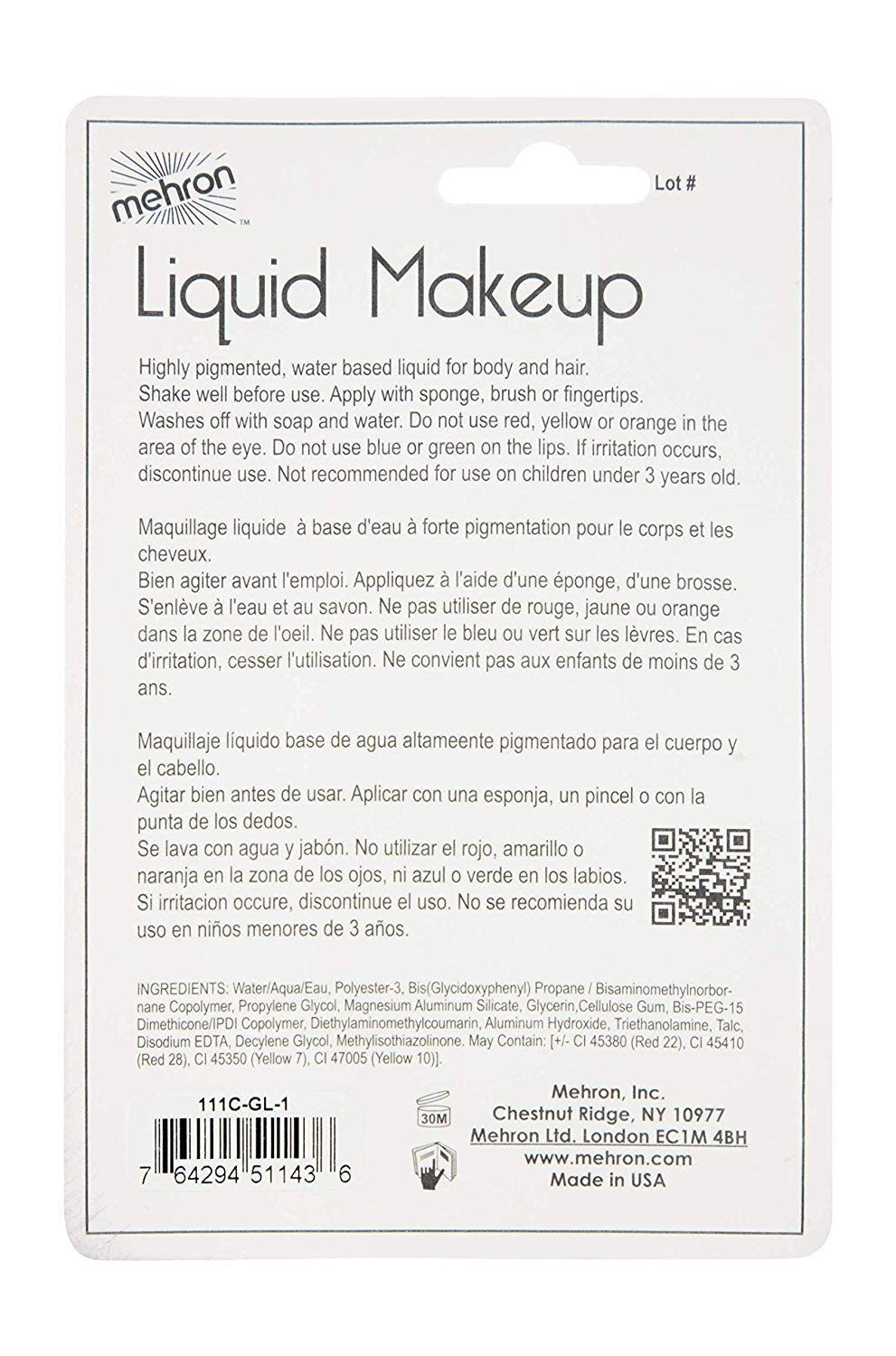 Mehron Makeup Liquid Makeup | Face Paint and Body Paint Perfect for Halloween, Cosplay I Air Brush Compatible (1 oz) (GLOW-IN-THE-DARK)