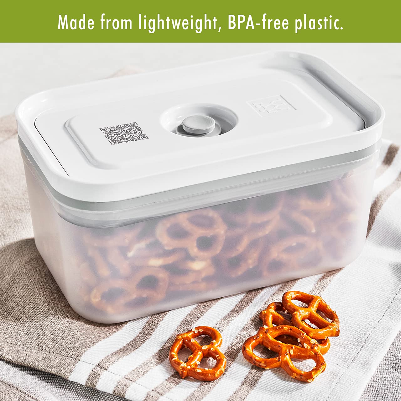 ZWILLING Fresh & Save Plastic Airtight Food Storage Container, Meal Prep Container - Medium