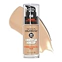 Revlon Liquid Foundation, ColorStay Face Makeup for Combination & Oily Skin, SPF 15, Medium-Full Coverage with Matte Finish, 150 Buff, 1 Fl Oz