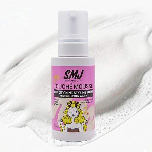 SMJ 360° TOUCHÉ MOUSSE - Curl Defining Foam | Frizz Control & Soft Flexible Hold | for Natural Hair, Braids, Crochet & Protective Styles | No Crunch