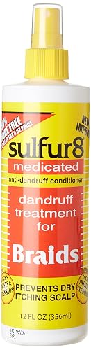 Sulfur 8 Dandruff Treatment For Braids 12 oz. Spray - PACK OF 3
