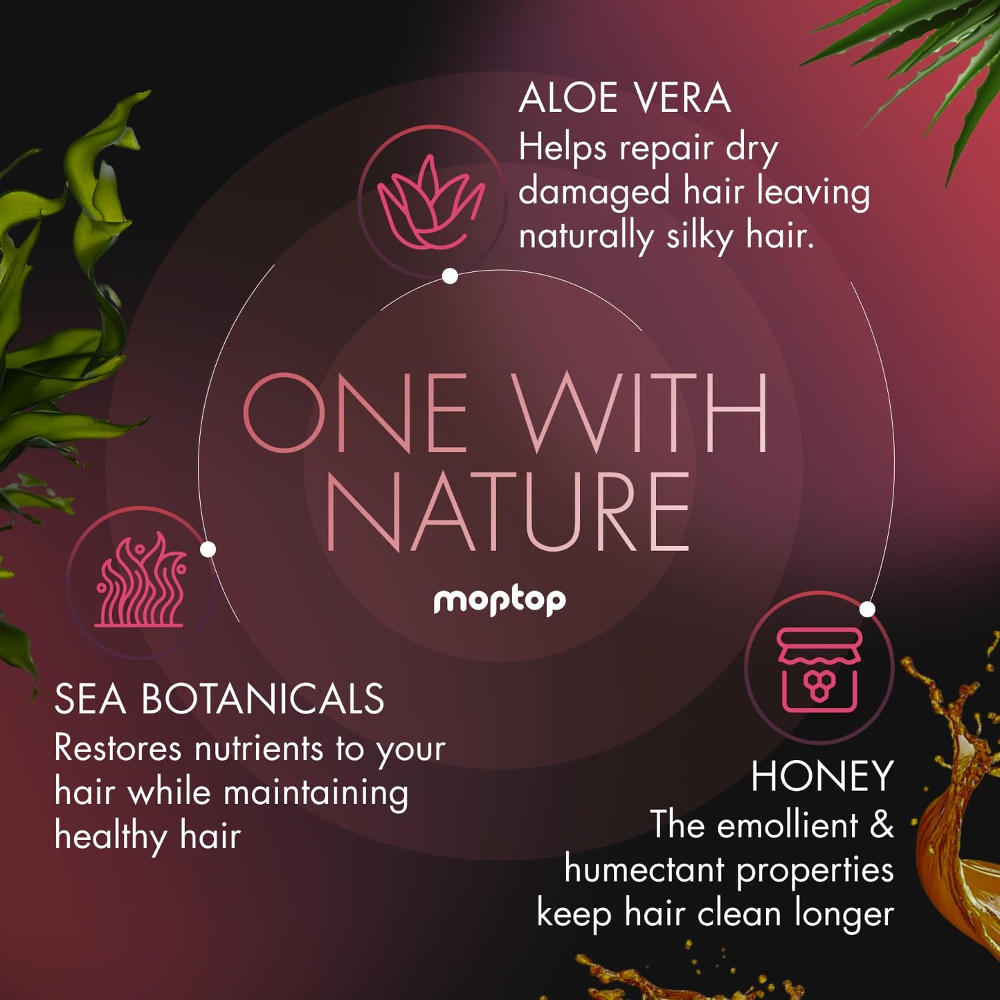 MopTop Salon Anti Frizz Hair Gel - Salon Quality Curl Defining Gel to Enhance Wavy, Curly and Kinky-Coily Hair, Medium Hold, For Frizz Control,