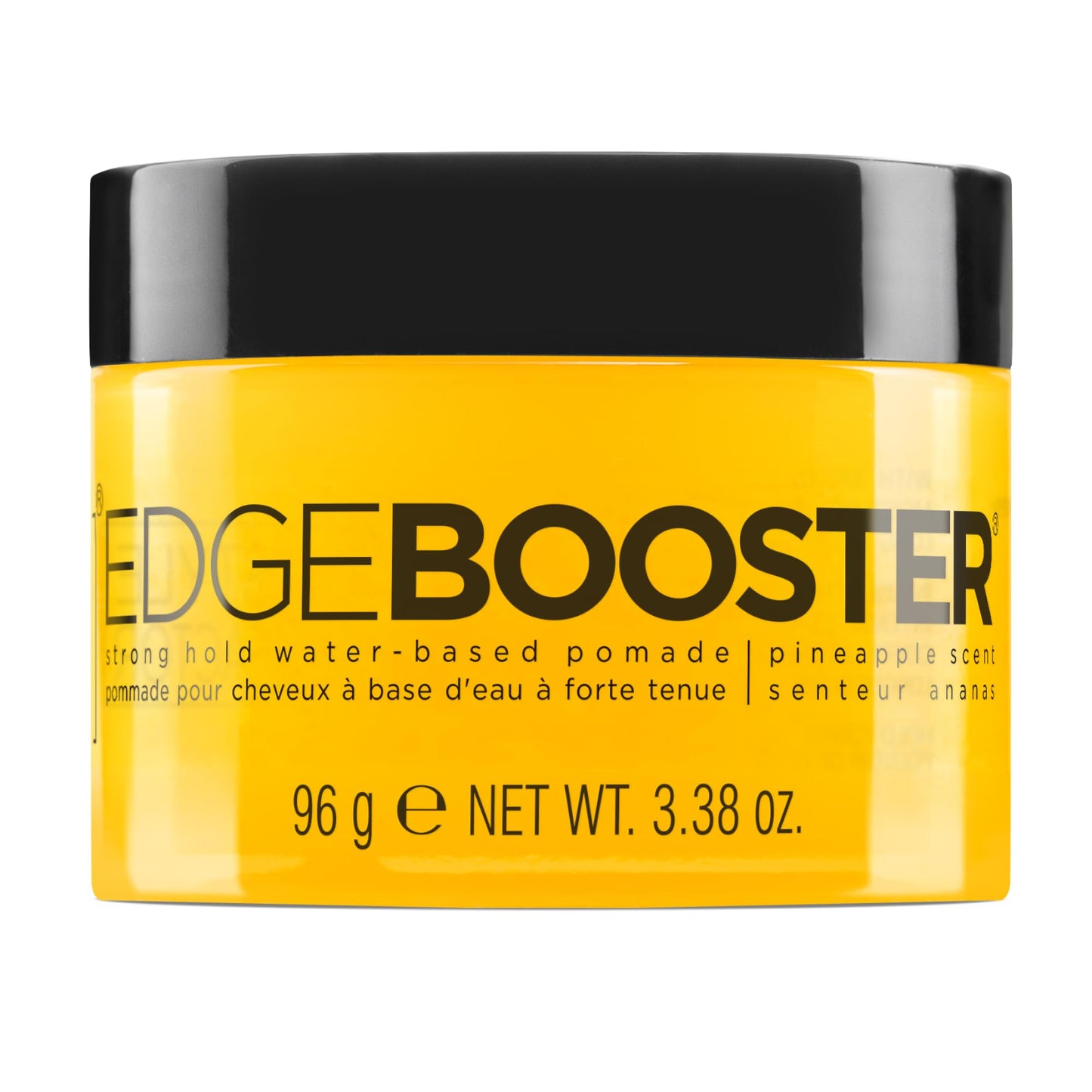 Style Factor Edge Booster Strong Hold Water-Based Pomade | Formulated with Argan Oil for Moisture & High Shine | Long Lasting Edge Control Gel |