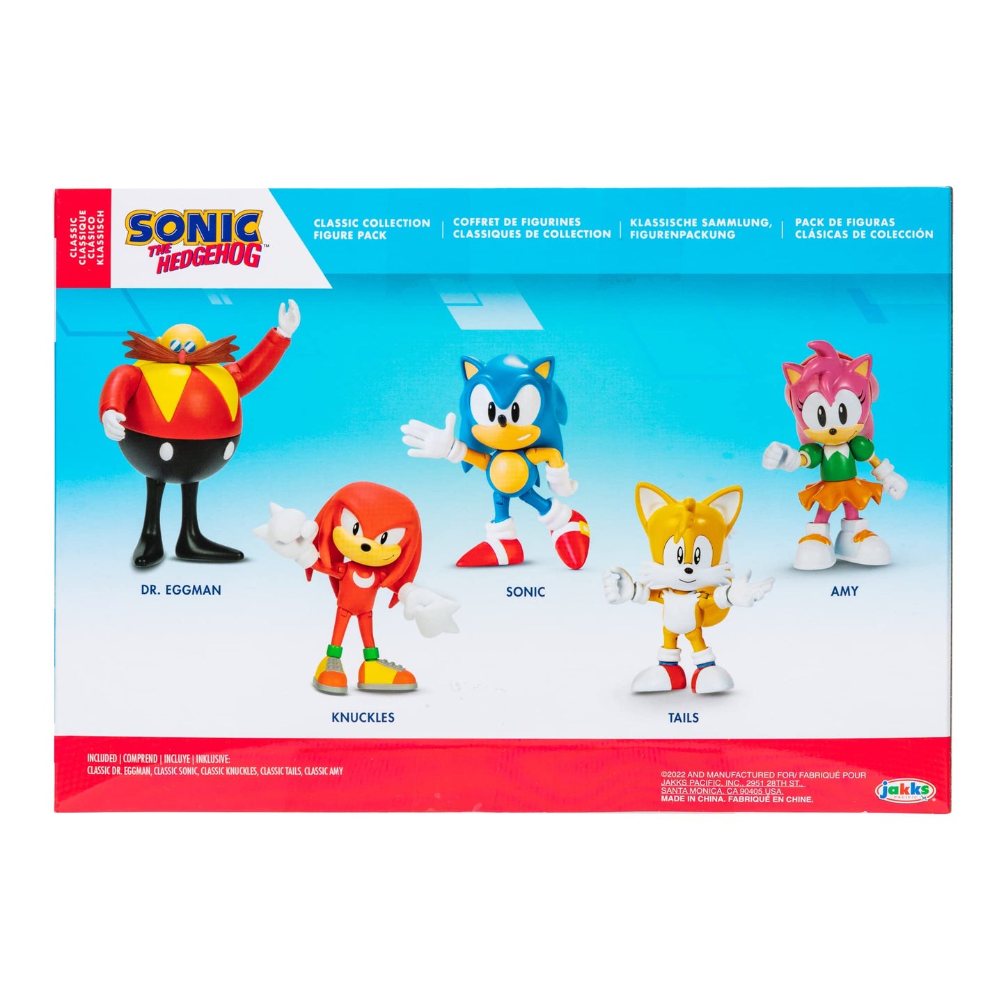 Jakks Pacific LTD Pack of 5 Sonic Figures 6 cm