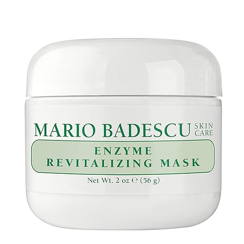 Mario Badescu Enzyme Revitalizing Mask - Infused with Nourishing Fruit Enzyme - Moisturizing Facial Mask for Radiant, Hydrated Skin and Revived