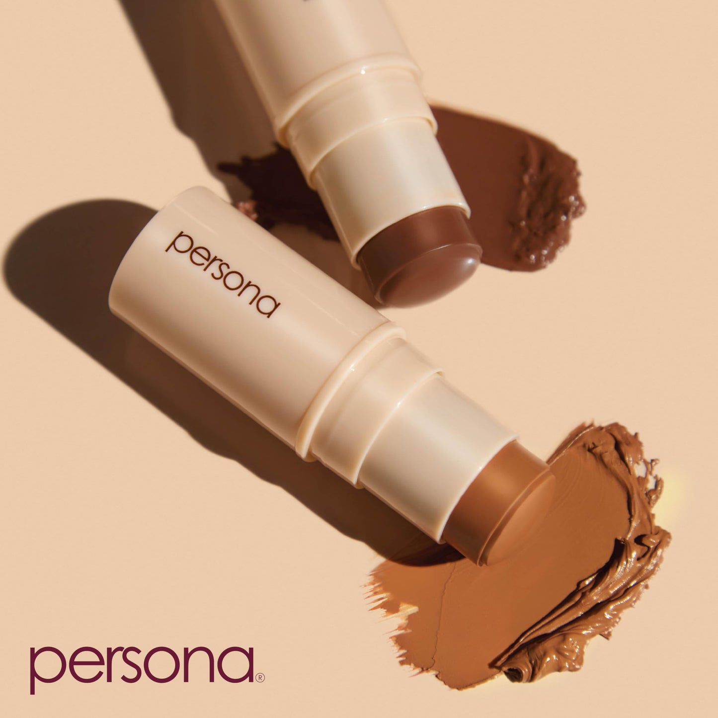 PERSONA Dune Dreamstick Cream Bronzer | Lightweight, Blendable & Non-Comedogenic | With Kaolin, Nylon-12, White & Green Tea Extracts | Vegan