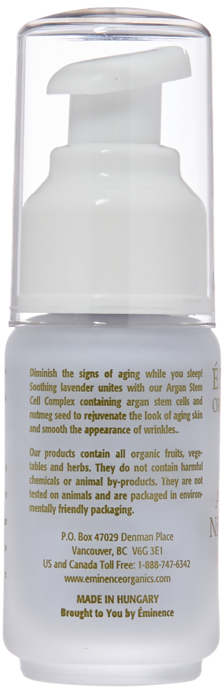 Lavender Age Corrective Night Concentrate by Eminence for Unisex - 1.2 oz Serum