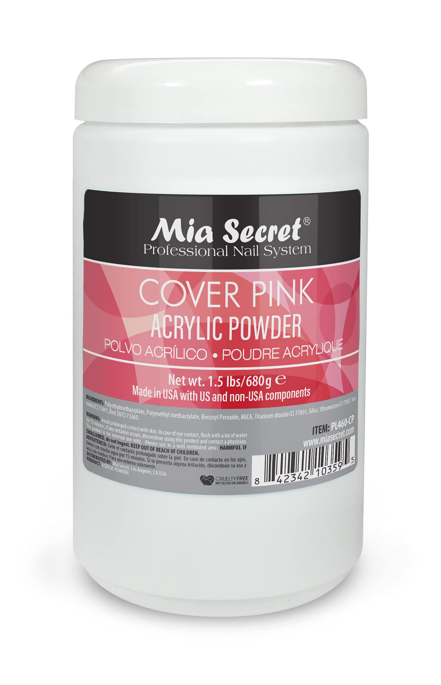Mia Secret Cover Pink Acrylic Powder - 1.5 lbs. Beauty & Personal Care Mia Secret