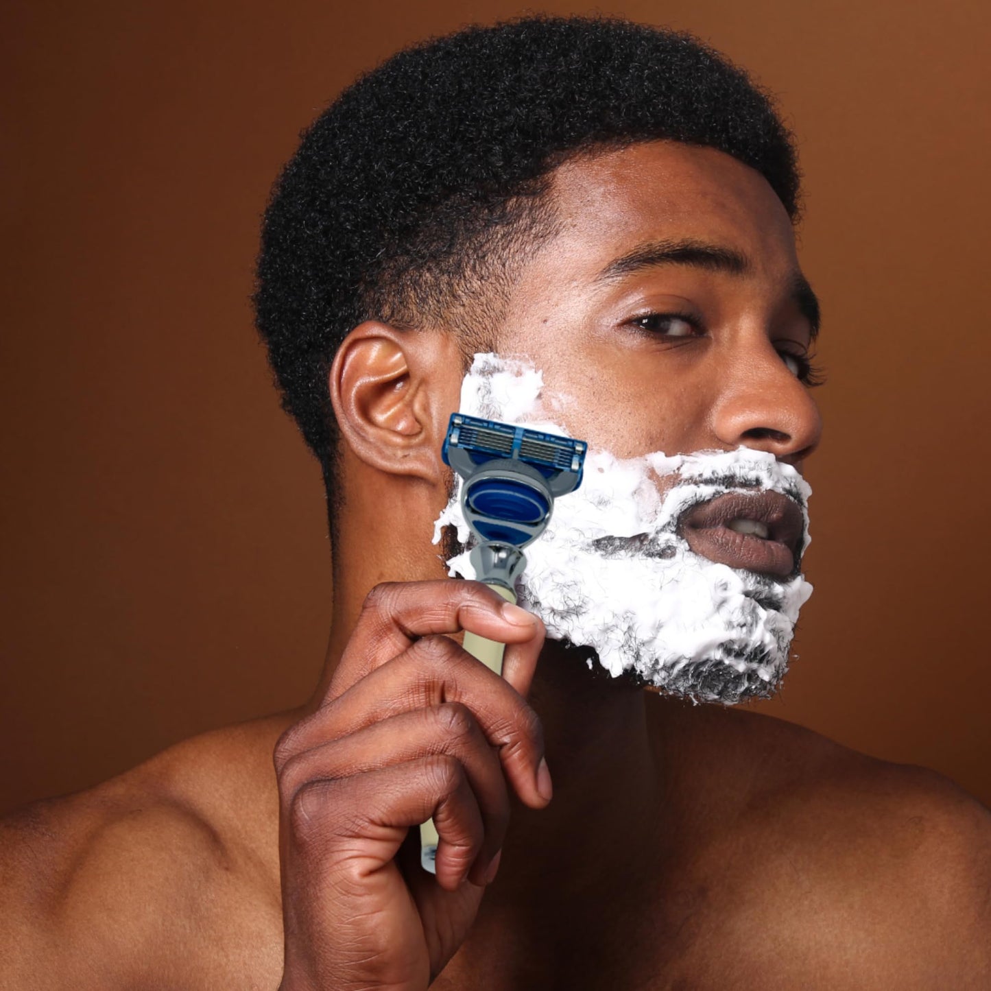 G.B.S Ivory 5 Blade Compatible Razor 5.5in Length Ergonomic Handle Beauty and Personal Care G.B.S