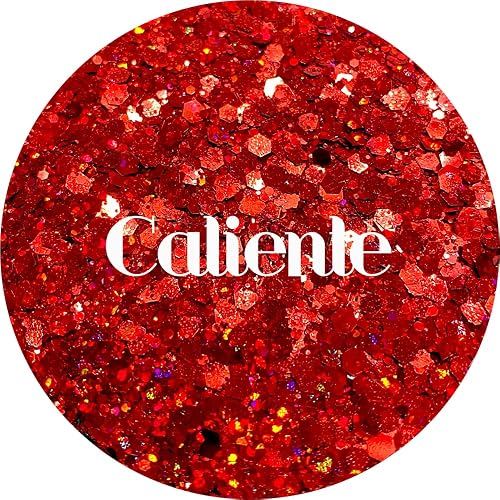 Orange Polyester Glitter | Craft Glitter | Glitter for Arts & Crafts | Tumblers | Cosmetics | Nails | Epoxy Resin Art | Slime | DIY | Body Glitter | 1