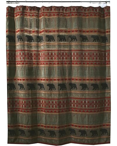 Carstens, INC JB4006 Shower Curtain, Brown