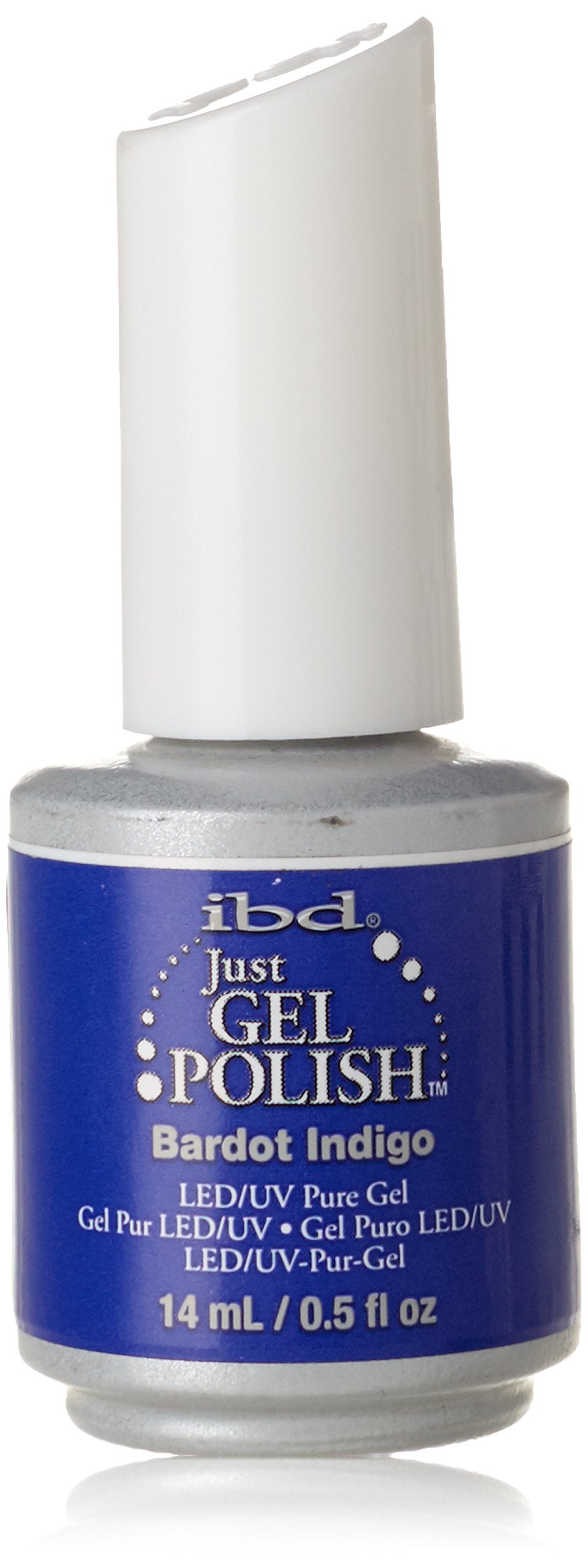 IBD Just Gel Soak Off Blue Purple Nail Polish, Bardot Indigo Beauty & Personal Care IBD