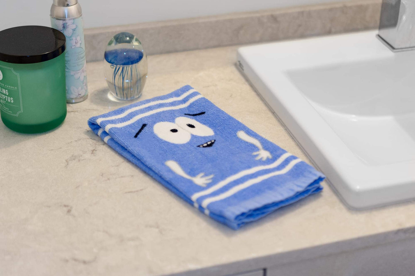 South Park Towelie Cotton Hand Towel | Quick-Dry Wash Cloth, Highly Absorbent Dish Towel | Home Decor Accessories for Kitchen, Bathroom, Gym, Beauty…
