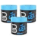 L3 Level 3 Hair Gel - Super Strong Hold - Flake Free - Long Lasting Shine For Men and Women - Level Three Gel - Add Volume and Texture - 500ml Bundle