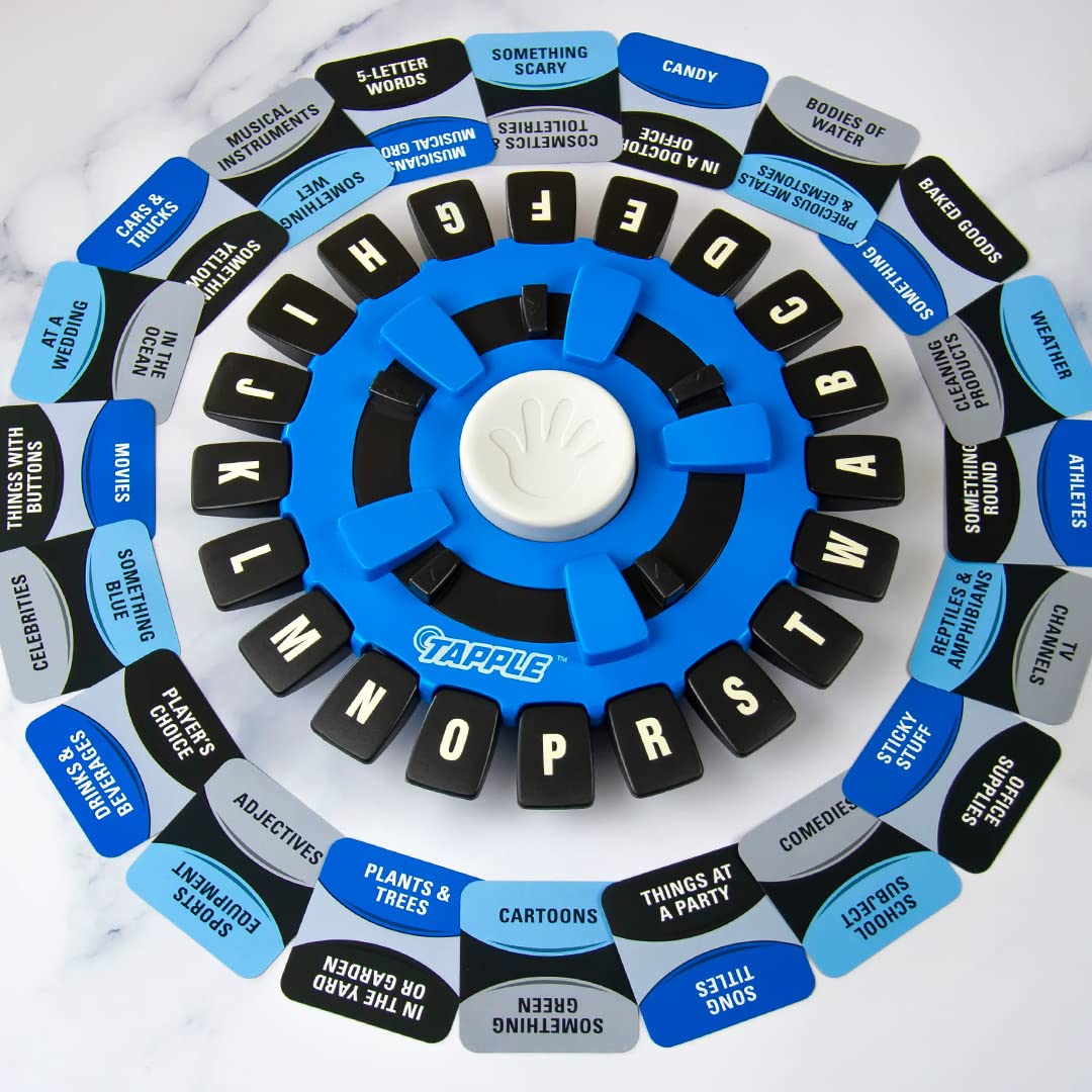 The Original TAPPLE, The Fast-Paced Family Board Game, Choose a Category & Race Against the Timer to be the Last Player, Learning Word Game for Ages…
