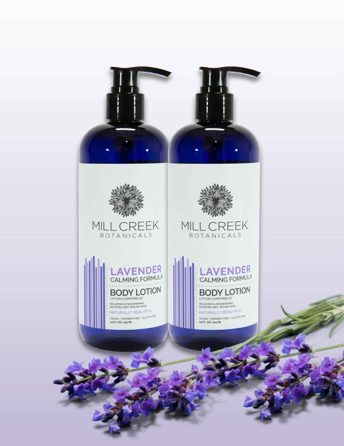 Mill Creek Lavender Lotion (Natural & Organic!) (2 Pack)