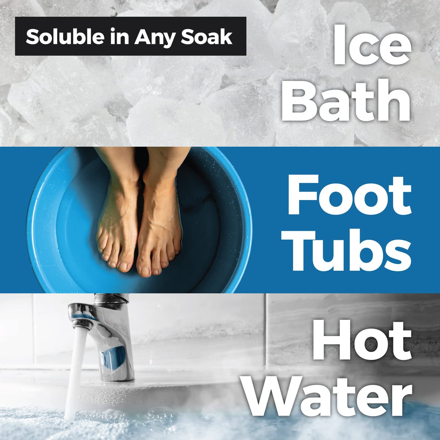 Muscle Rehab Epsom Salt Bath Soak 5 Travel Packets with Arnica and Magnesium for Muscle Pain Relief : Portable Foot Soak for Athletes and Active Beauty and Personal Care Muscle Rehab