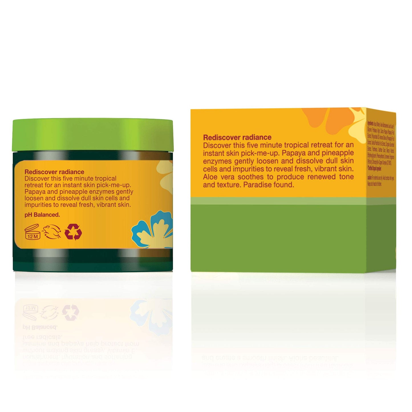 Alba Botanica - 151784 Facial Mask, Papaya Enzyme 3 oz