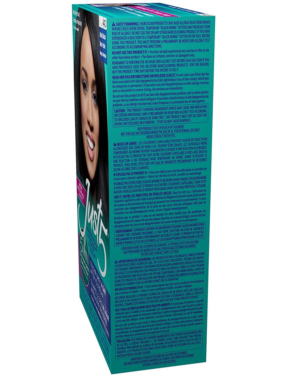 Just 5 Color Rich Black J-40 (3 Pack)