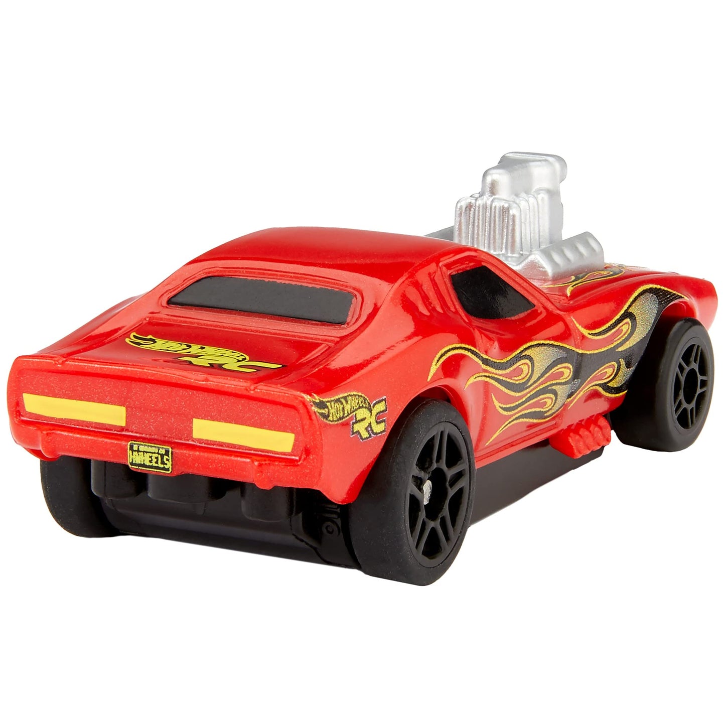 Hot Wheels RC Car, Remote-Control Rodger Dodger in 1:64 Scale, Race On and Off Track, Includes Track Adapter
