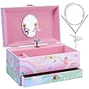 Jewelkeeper Ballerina Music Box & 3-Piece Jewelry Set - Pink Ballerina
