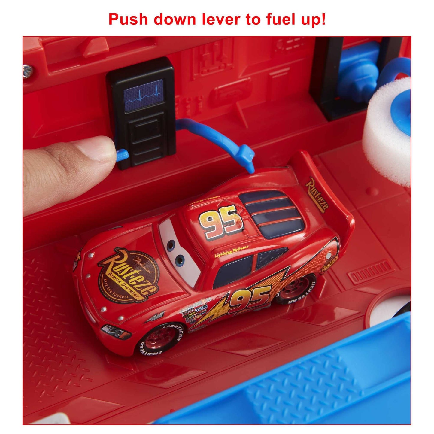 Mattel Disney and Pixar Cars Transforming Mack Playset, 2-in-1 Toy Truck & Tune-Up Station with Launcher, Lift & More, Movie-Inspired Graphics, Gift…