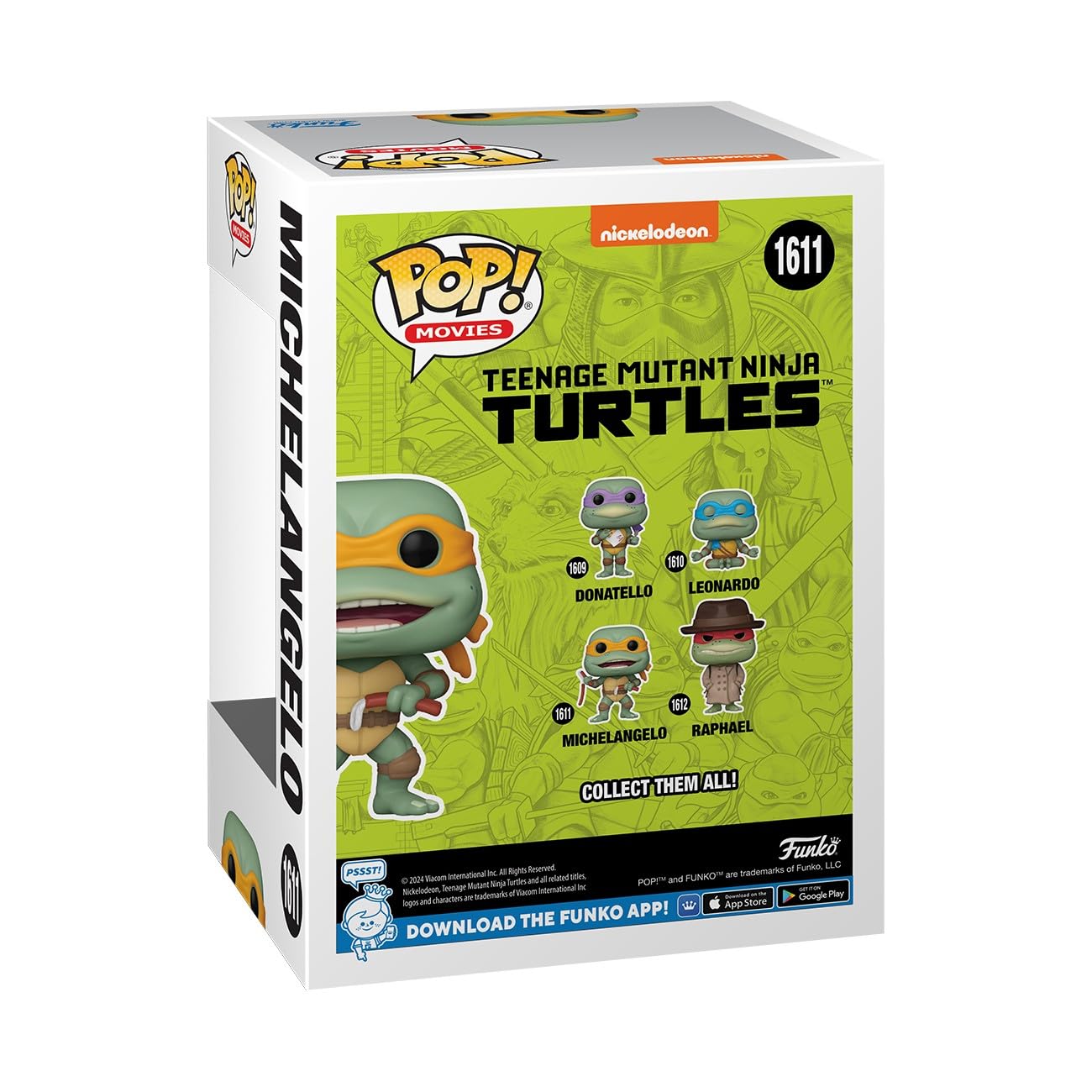 Funko POP! Movies: Teenage Mutant Ninja Turtles (TMNT) - Michelangelo Sausage Link Nunchucks - Collectable Vinyl Figure - Gift Idea - Official…