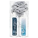 Vitabath Spa Skin Therapy Everyday Skincare Set Moisturizing Shower Gel Wash, Reviving Lotion & Exfoliating Body Scrubber Pouf - Refreshing Foam