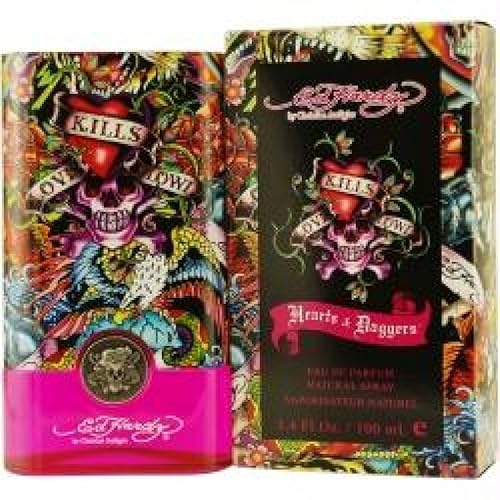 Ed Hardy Hearts & Daggers by Christian Audigier for Women 3.4 oz Eau de Parfum EDP Spray