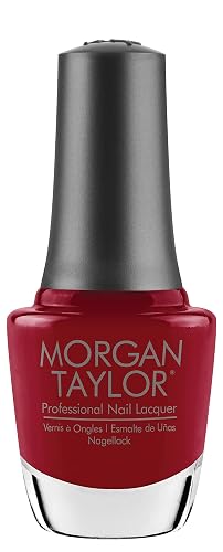 Morgan Taylor Nail Lacquer (Ruby Two-Shoes) Red Professional Lacquer, Vibrant, Chip-Resistant, Fast-Drying, Long-Lasting, High-Shine, Perfect Beauty & Personal Care Morgan Taylor