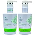 Xiaomoxuan Natural Tea Tree Collagen Shampoo and Vegan Hair Mask Hydrating Set - Deep Conditioner for Dry Damaged Hair, Color-Treated and Bleached